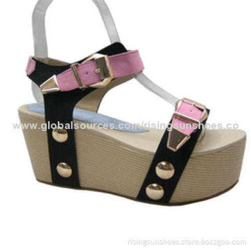 Women's high-heel sandals, fashionable design, handmade braids on upper tapes, OEM orders welcomed